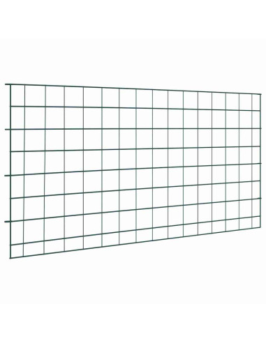 Set di Recinzione per Stagno 5 pcs Verde 100 x 50 cm Acciaio