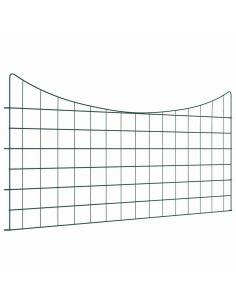Set di Recinzione per Stagno 5 pcs Verde 100 x 50 cm Acciaio