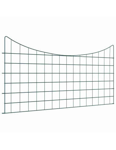 Set di Recinzione per Stagno 5 pcs Verde 100 x 50 cm Acciaio