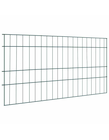 Set di Recinzione per Stagno 5 pcs Verde 100 x 50 cm Acciaio