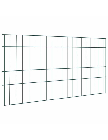 Set di Recinzione per Stagno 5 pcs Verde 100 x 50 cm Acciaio