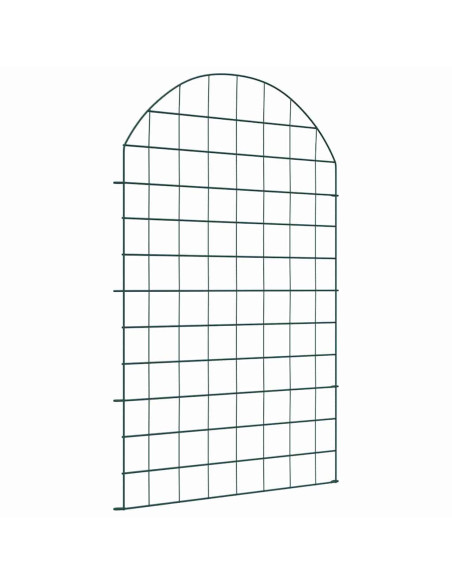 Set di Recinzione per Stagno 8 pcs Verde 50 x 80 cm Acciaio