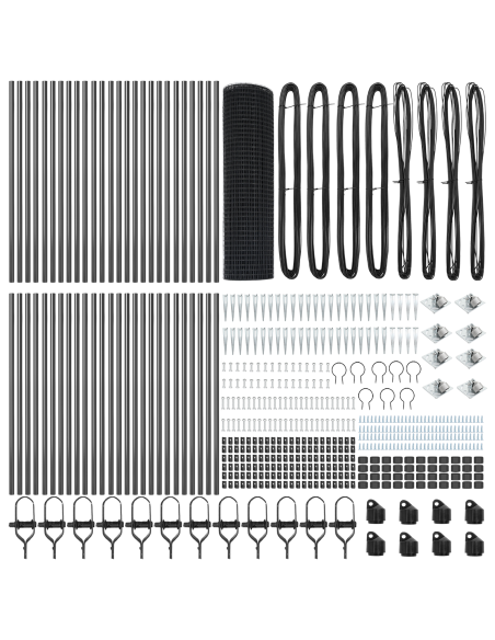 Palo della recinzione Grigio