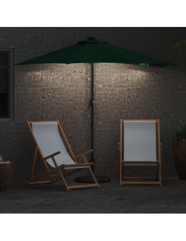 Ombrello da giardino Verde 294 x 150 x 223 cm