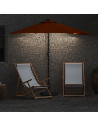 Ombrello da giardino Terracotta 294 x 150 x 223 cm