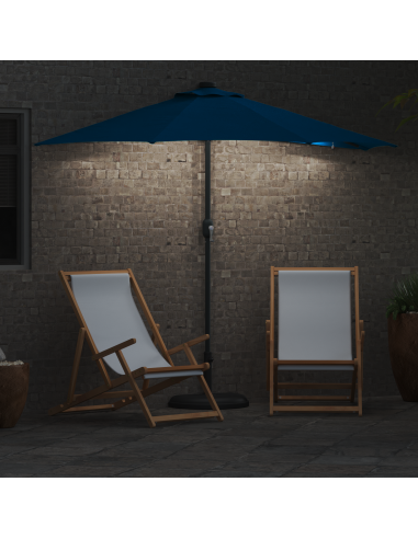 Ombrello da giardino Azzurro 294 x 150 x 223 cm