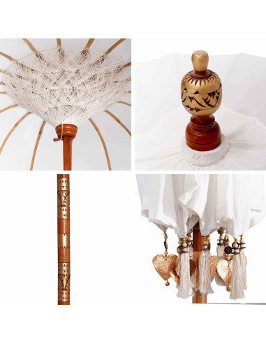 Parasol Balinese Crema 215 x 215 x 260 cm