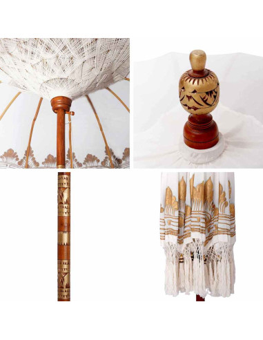 Parasol Balinese Crema 185 x 185 x 260 cm