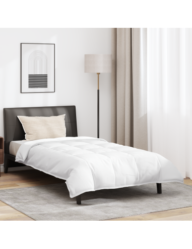 Duvet 2-in-1 con cuscino 2 pcs Bianco Piuma d'anatra