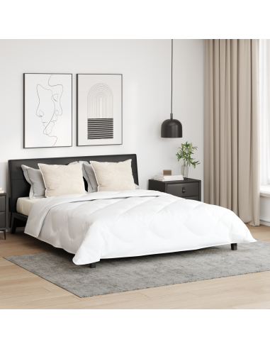 Piumone con cuscino 3 pcs Bianco Microfibra