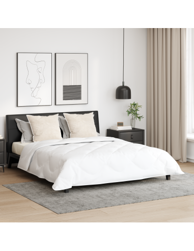 Piumone con cuscino 3 pcs Bianco Microfibra