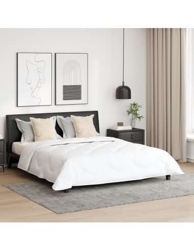 Piumone con cuscino 3 pcs Bianco Microfibra