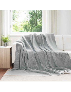 Coperta Grigio 240 x 270 cm Panno
