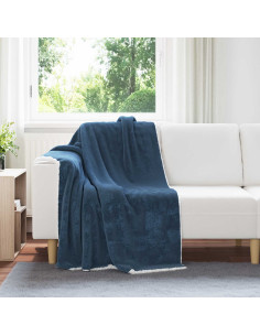 Coperta Blu navy 130 x 150 cm Panno