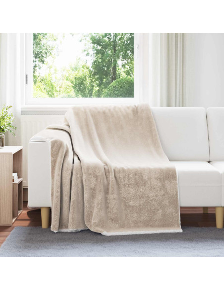 Coperta Beige 150 x 200 cm Panno