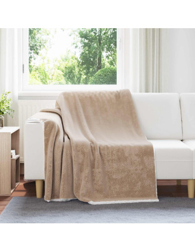 Coperta Cammello 150 x 200 cm Panno