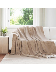 Coperta Cammello 220 x 240 cm Panno