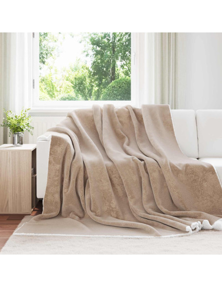 Coperta Cammello 220 x 240 cm Panno