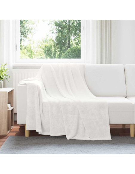 Coperta Bianco 150 x 200 cm Panno