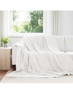 Coperta Bianco 240 x 270 cm Panno