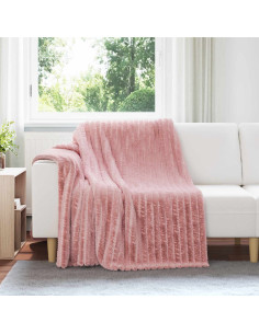 Coperte da Pile 6 pcs Rosa 200 x 150 cm Panno