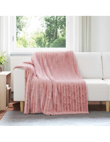 Coperta Rosa 200 x 150 cm Panno