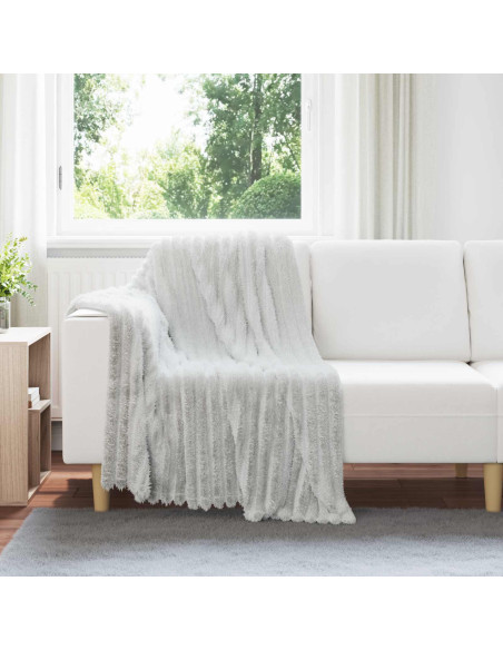 Coperte da Pile 6 pcs Grigio 150 x 130 cm Panno