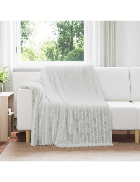 Coperte da Pile 6 pcs Grigio 200 x 150 cm Panno