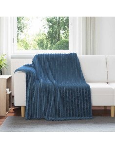 Coperte da Pile 6 pcs Blu navy 200 x 150 cm Panno