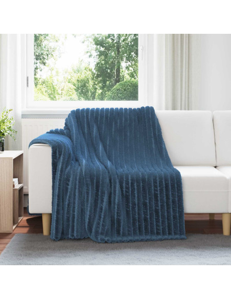 Coperte da Pile 6 pcs Blu navy 200 x 150 cm Panno