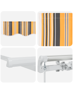 Tenda Retrattile Multicolore 450 × 300 cm