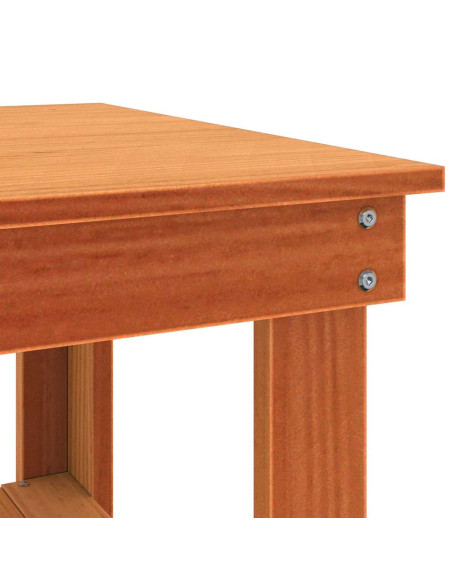 Banco da lavoro Marrone cerato 78,5 x 50 x 80 cm Pino massello