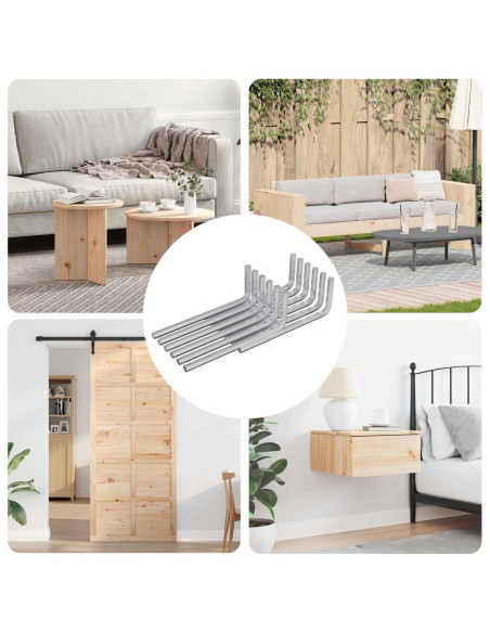 Chiave Esagonale 12 pcs Argento 32 x 86 mm Acciaio