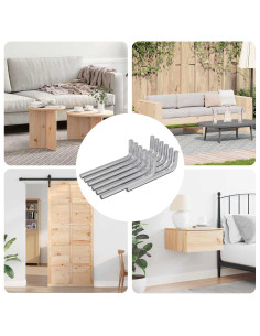 Chiave Esagonale 12 pcs Argento 32 x 86 mm Acciaio