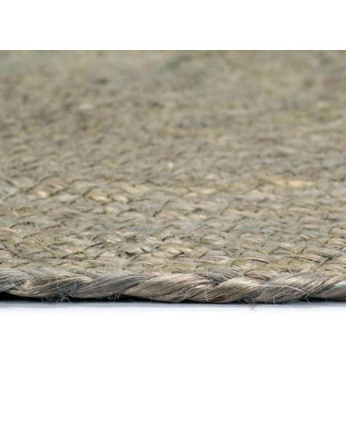 Tovagliette 4 pz Grigio Neutro 38 cm Rotonde in Juta