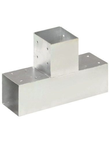 Connettore per Pali a Forma di T in Metallo Zincato 91x91 mm