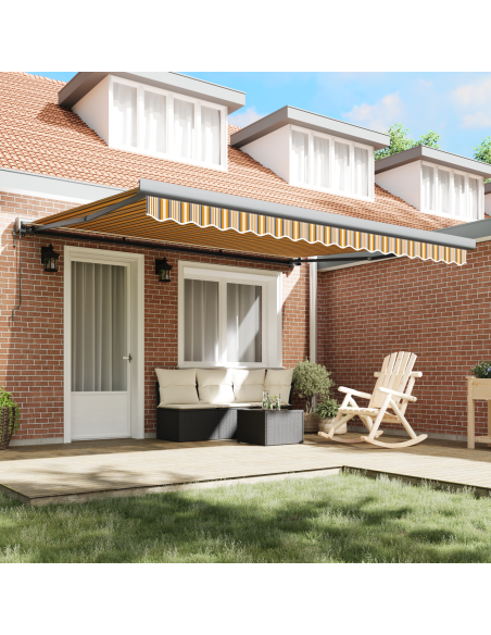 Tenda da Sole Multicolore 400 x 300 x 165 cm