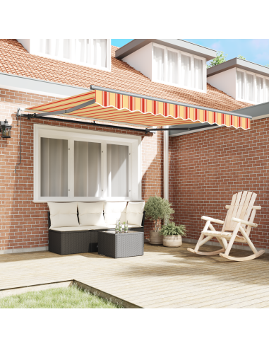 Tenda Retrattile Giallo e Arancione 300 x 250 cm