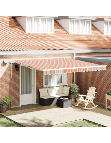 Tenda Retrattile con Multicolore 400 ×300 cm Tessuto