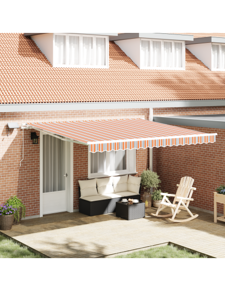 Tenda Retrattile con Multicolore 400 ×300 cm Tessuto