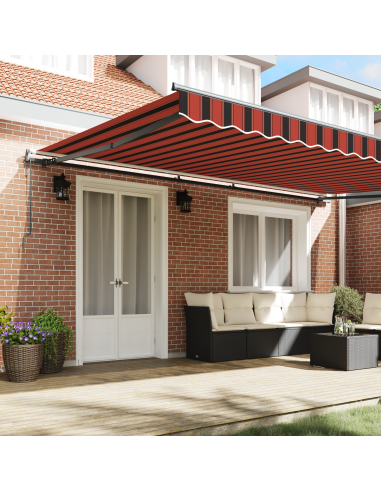 Tenda Retrattile arancione e marrone 500 × 300 cm