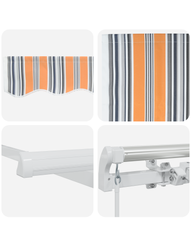 Tenda Retrattile Multicolore 600 × 300 cm