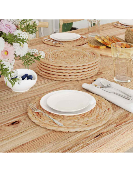 Sottopentola rotondo in tessuto intrecciato 10 pcs Naturale