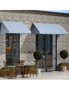 Tenda da Sole Blu 200 cm Tessuto