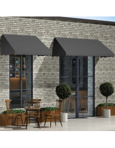 Tenda da Sole Grigio 300 cm Tessuto