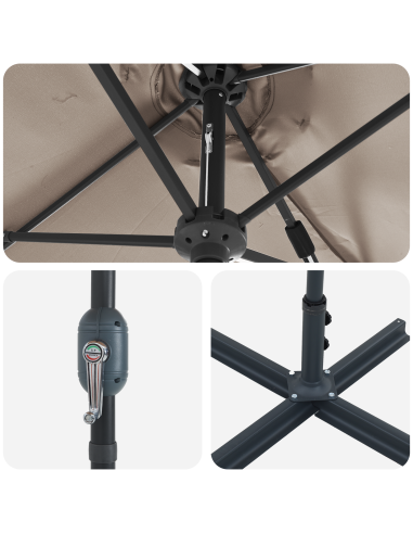 Ombrello da giardino Talpa 370 x 197 x 239 cm