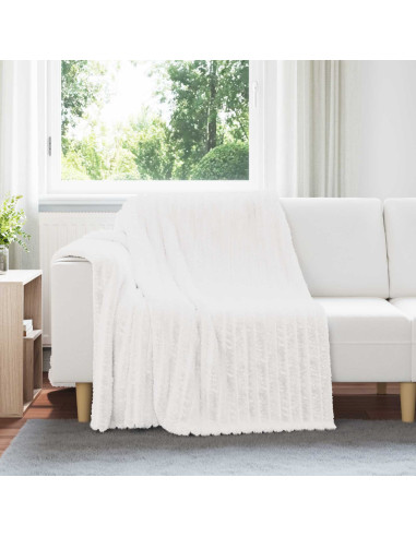 Coperta Bianco 200 x 150 cm Panno