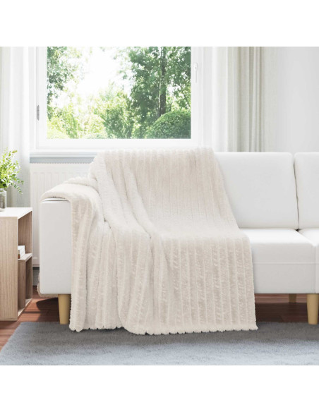 Coperta Crema 200 x 150 cm Panno