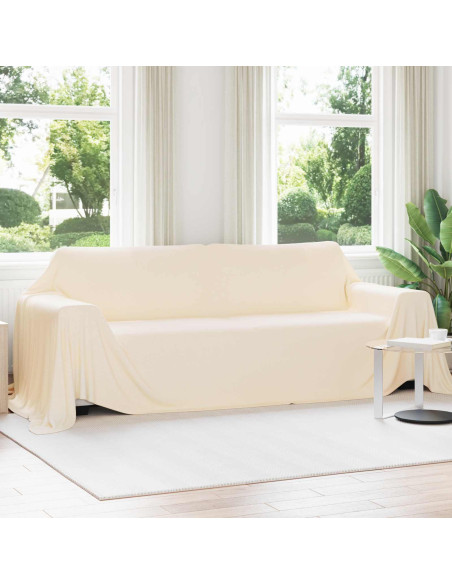 Coperta Crema 350 x 270 cm Panno