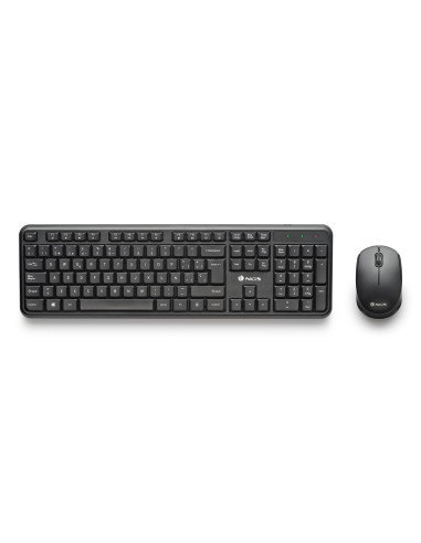 NGS HARMONY KIT (QUERTY, IT) tastiera Mouse incluso Universale RF Wireless QWERTY Italiano Nero